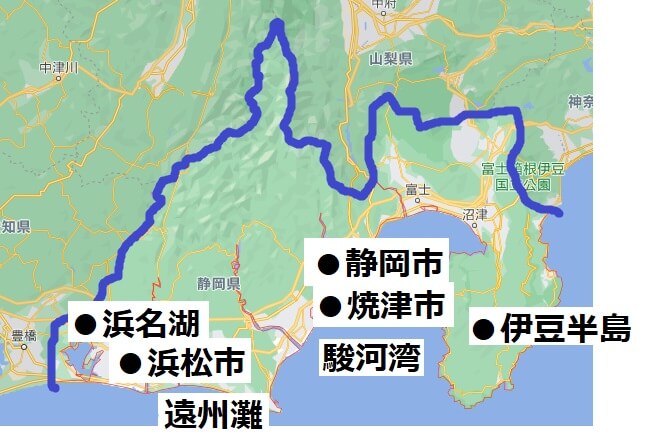 静岡県の経済地図