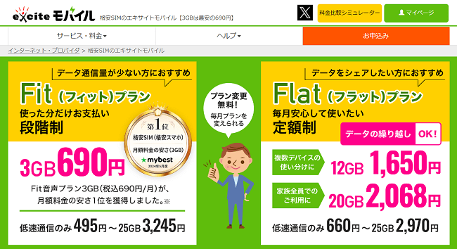 エキサイトモバイル